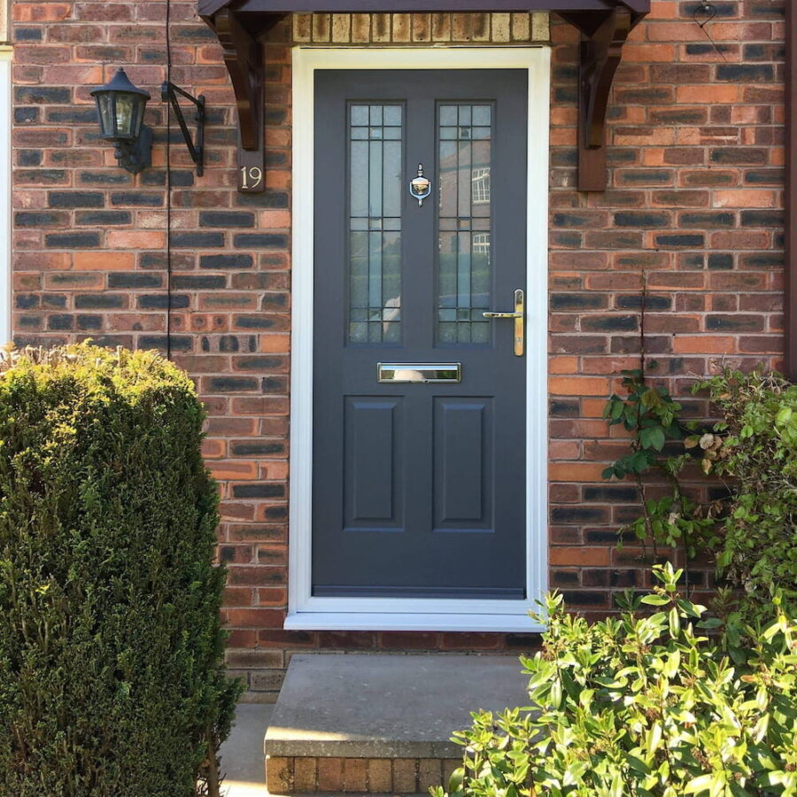 Anthracite Grey Jacobean Apollo Rockdoor Composite Door