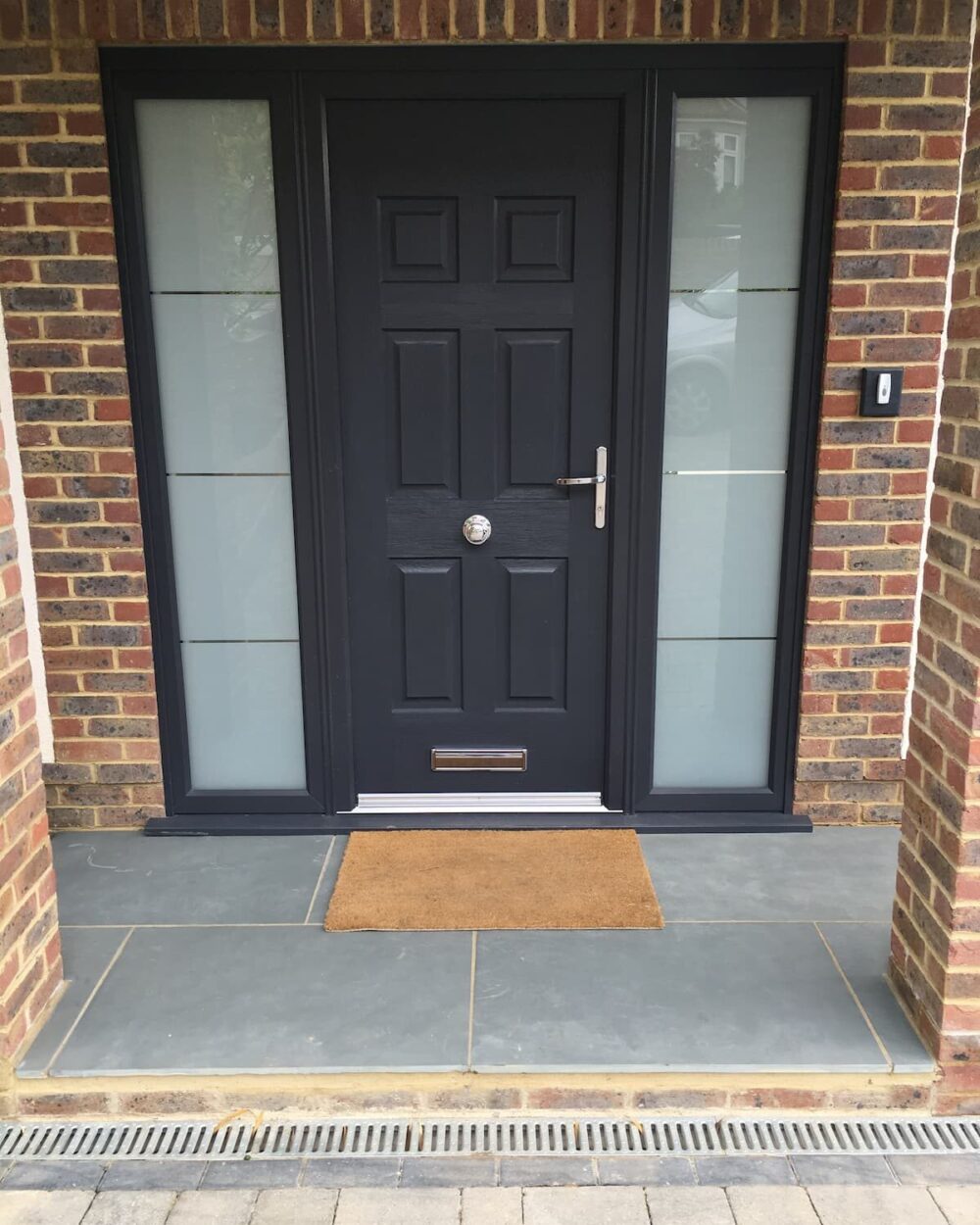 Black Colonial Composite Door