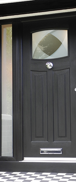 Black Composite Door