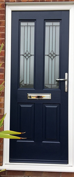 Blue Jacobean Rockdoor