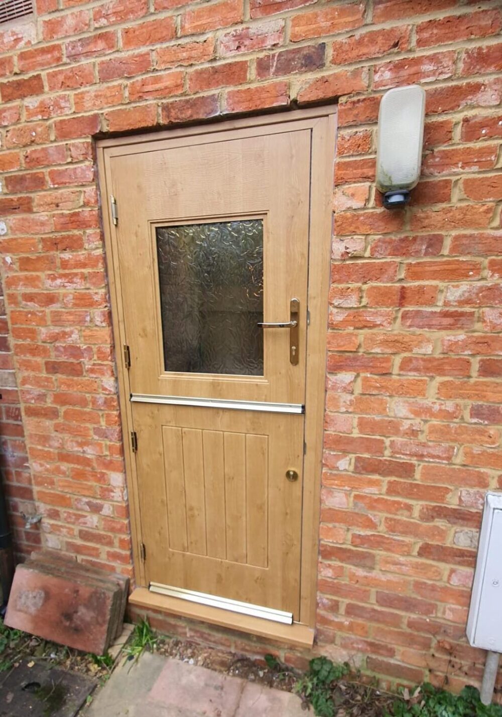 Irish Oak Stable Door Composite Door