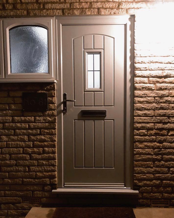 Agate Grey English Cottage Composite Door