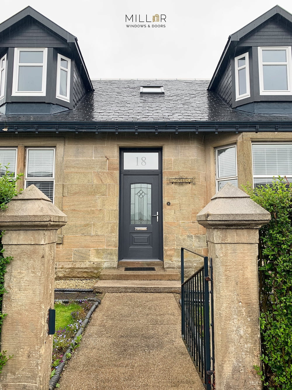 Anthracite Portland Composite Door