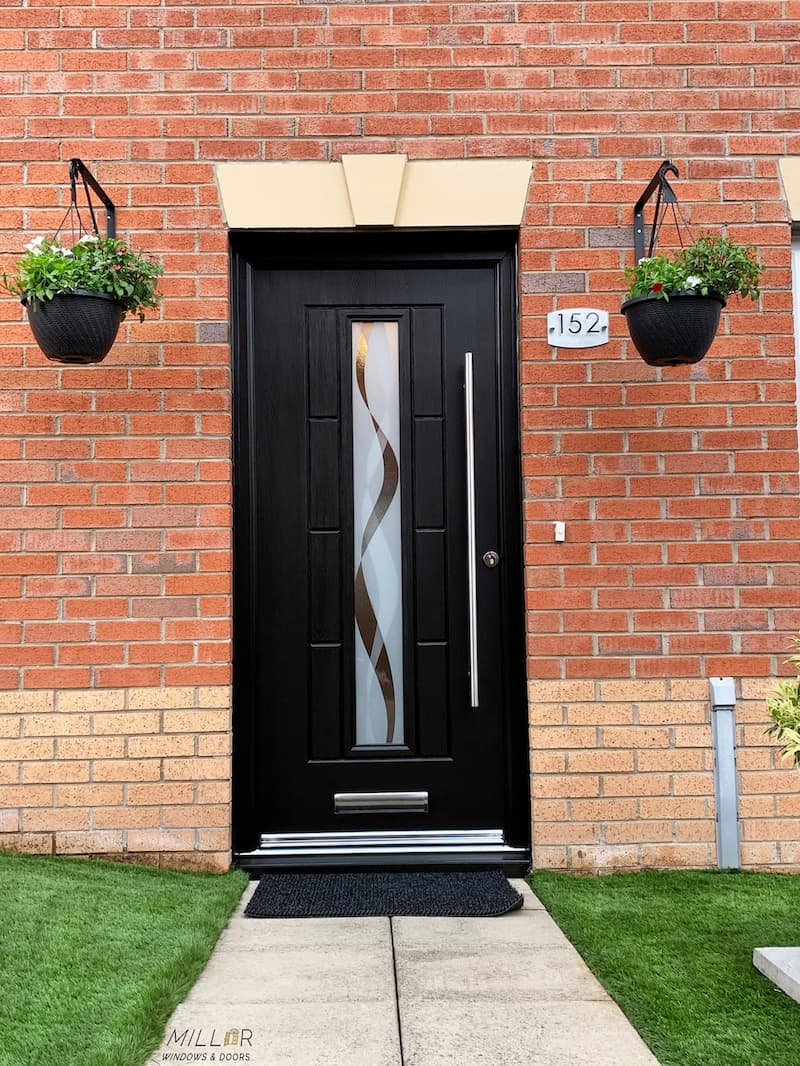 Black Vermont Composite Door