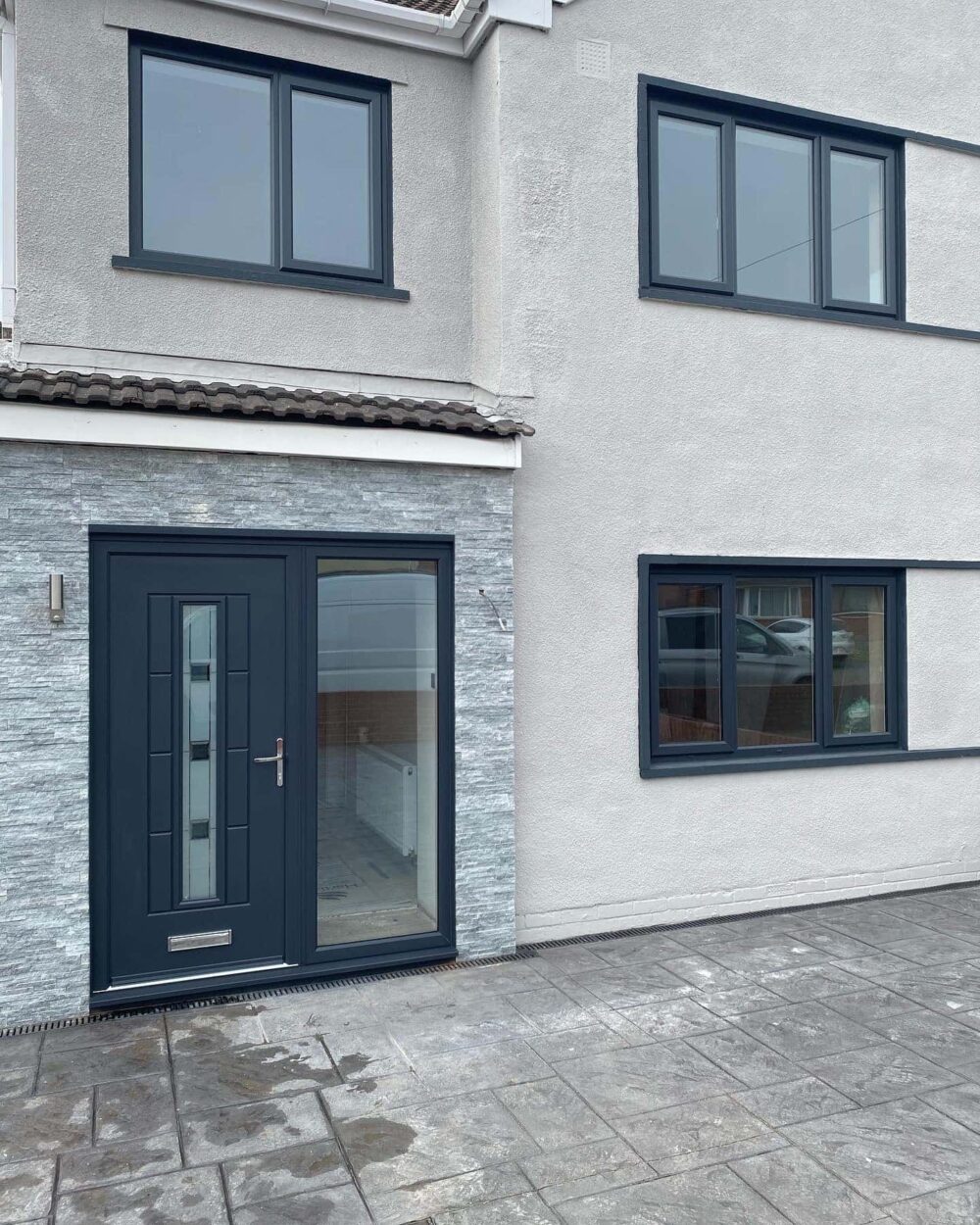 Vermont Grey Shades Composite Door