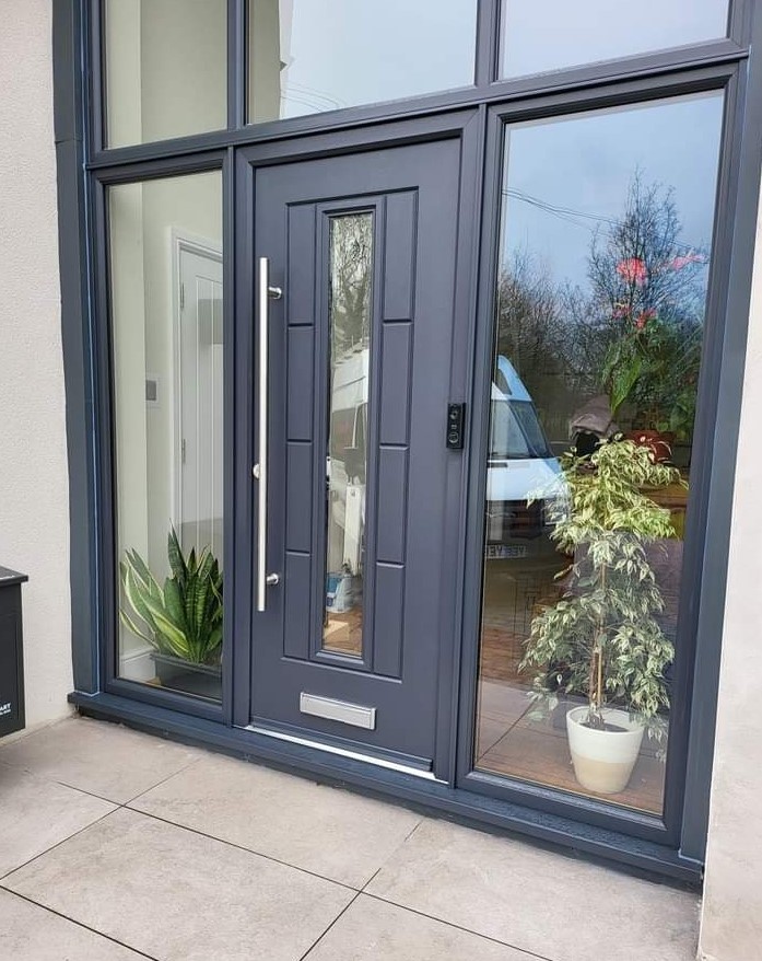 Anthracite Grey Vermont Composite Door