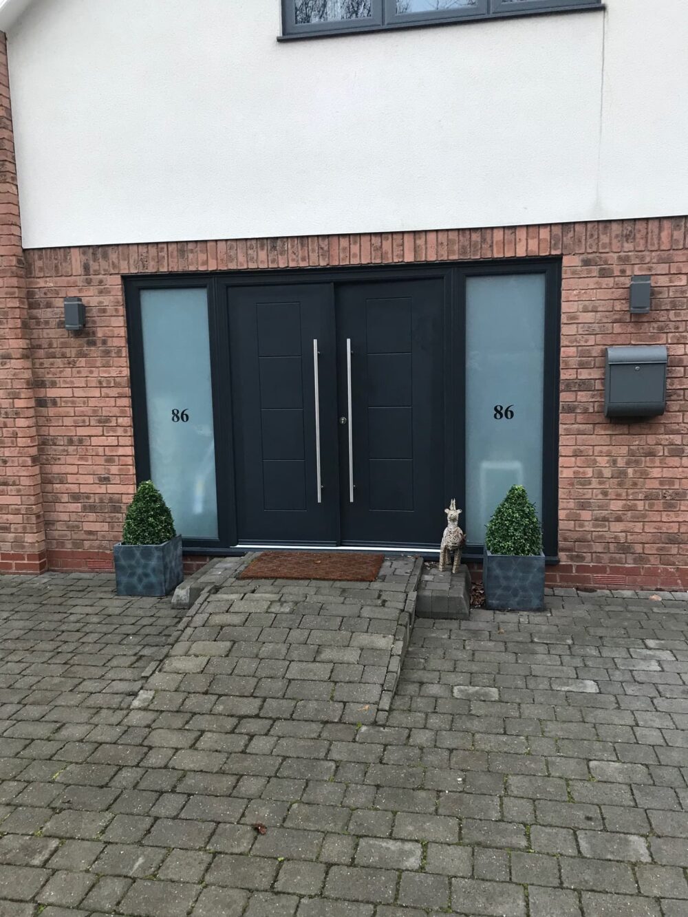 Anthracite Grey Dakota Composite Double Doors