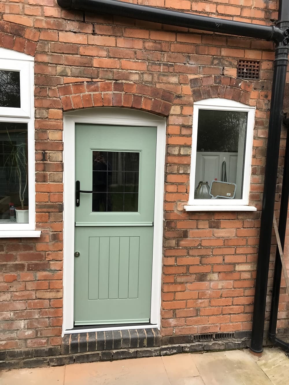 Chartwell Green Stable View Light Composite Doors