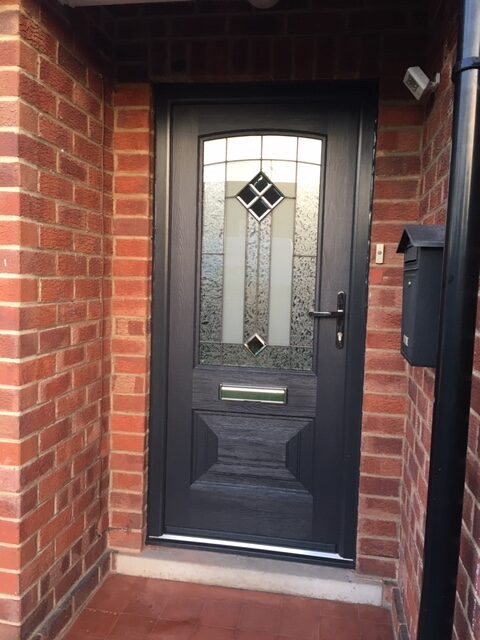 Anthracite Grey Portland Beacon Composite Door
