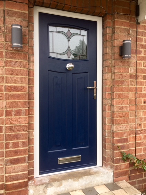 Sapphire Blue Newark Jubilee Composite Door