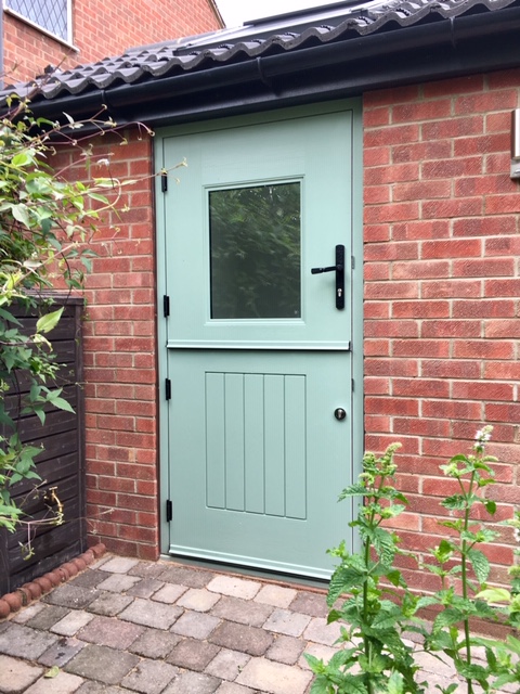 Chartwell Green Stable View Light Composite Door
