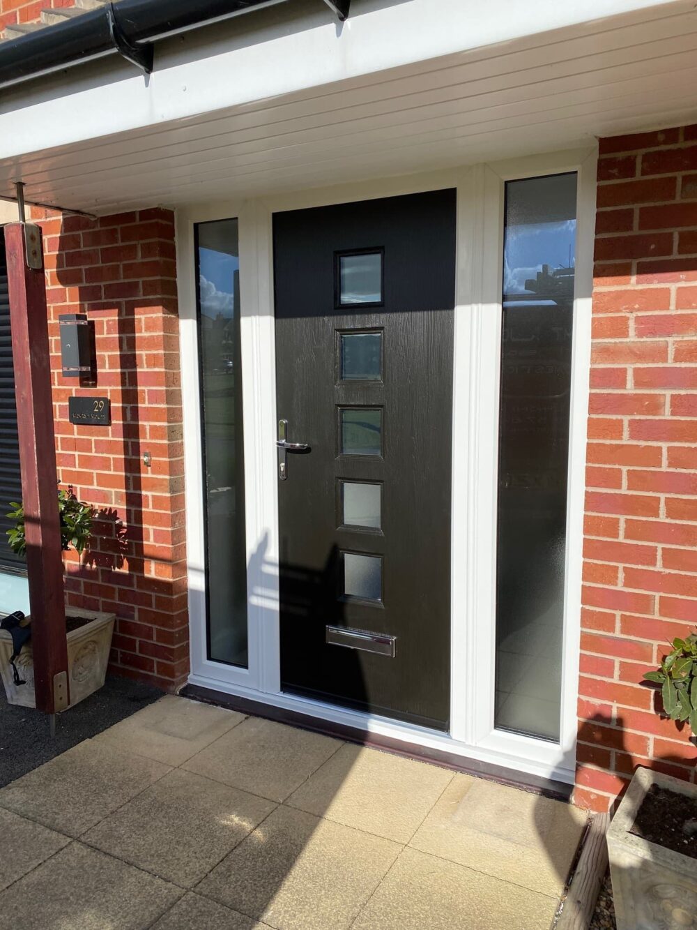 Black Manhattan Composite Door