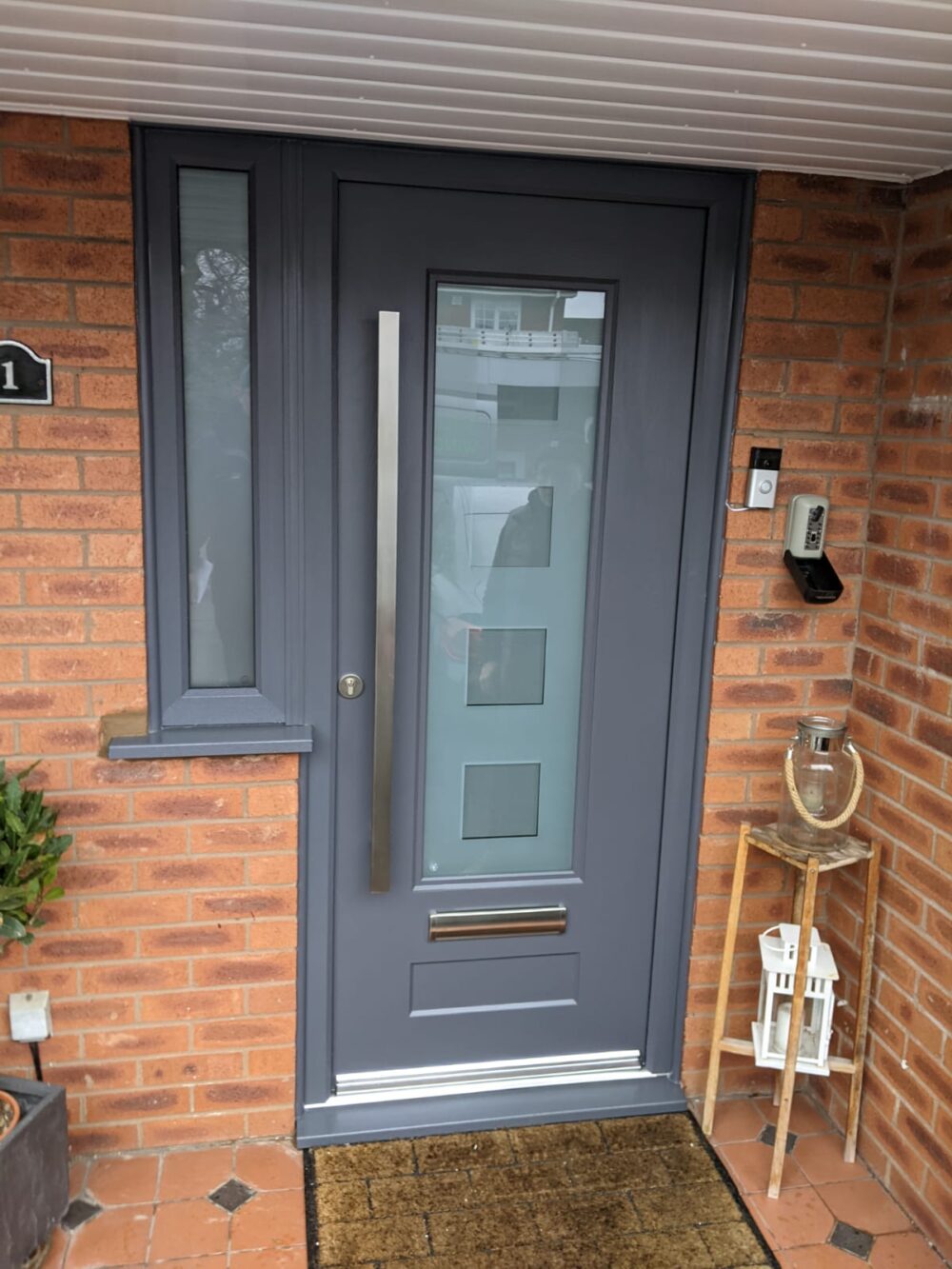 Slate Grey Vogue Cube Composite Door