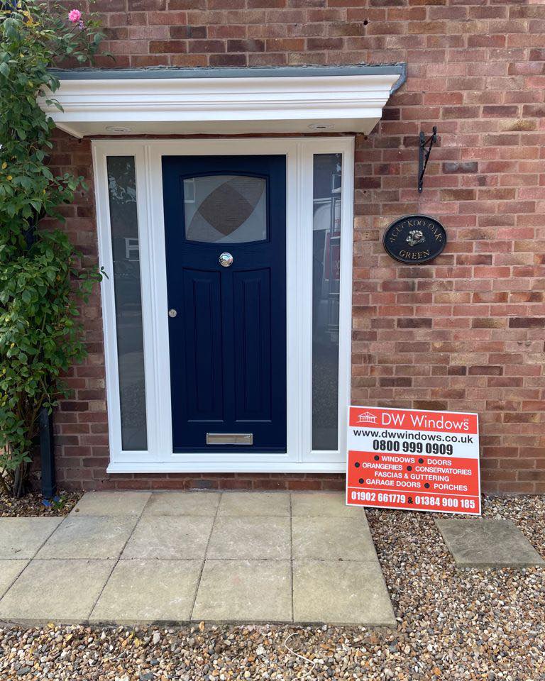 Sapphire Blue Newark Iris Composite Door